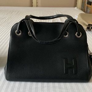 Hermes knockoff.  Black Doctors satchel bag